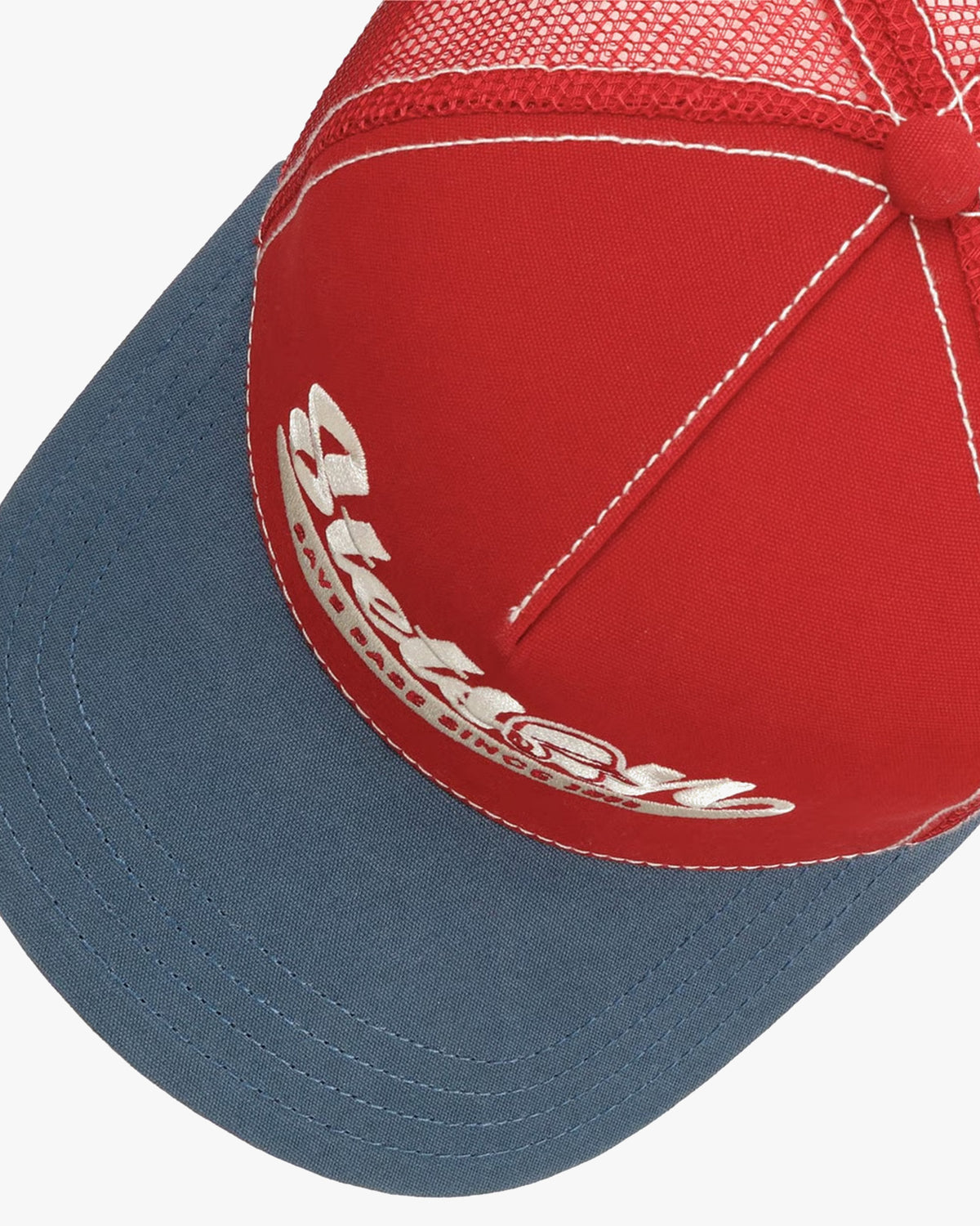 Stetson Baseball Match Trucker Cap - Navy / Wine