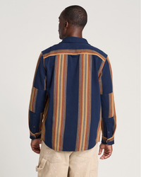 Pendleton Weston Flannel Shirt - Navy Multi Stripe
