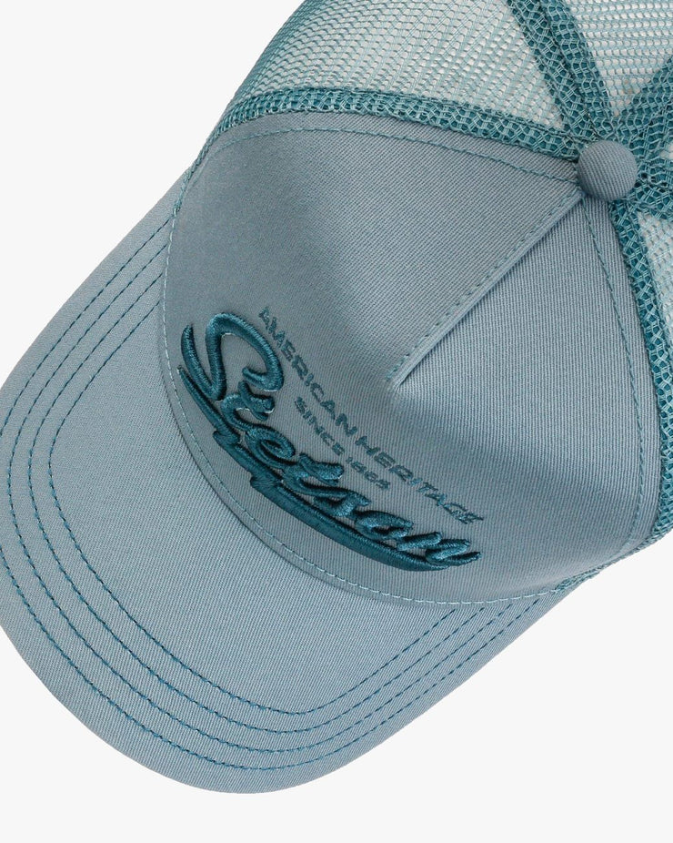 Stetson American Heritage Classic Trucker Cap - Dusty Blue