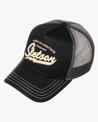 Stetson American Heritage Classic Trucker Cap - Black | Stetson Hats | JEANSTORE