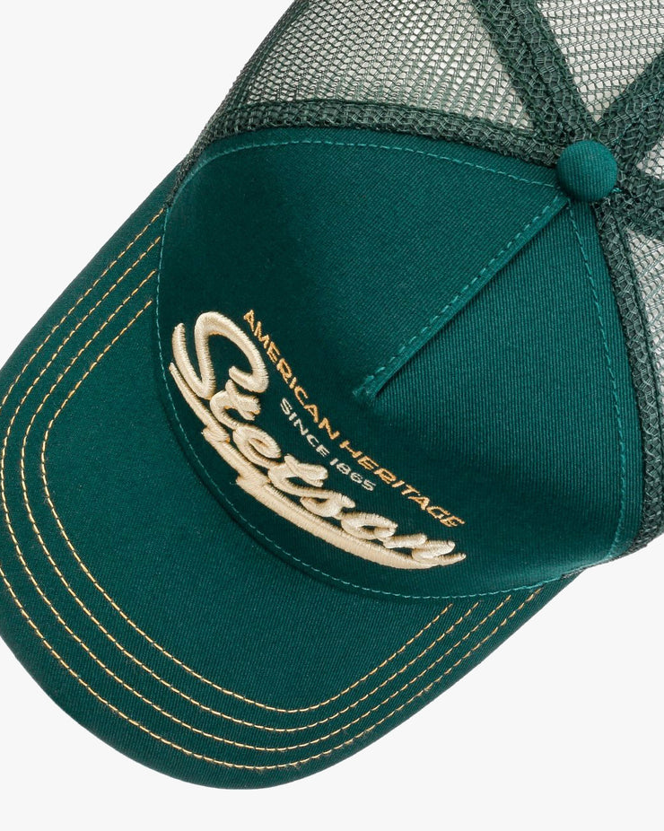 Stetson American Heritage Classic Trucker Cap - Dark Forest