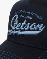 Stetson American Heritage Classic Trucker Cap - Navy | Stetson Hats | JEANSTORE
