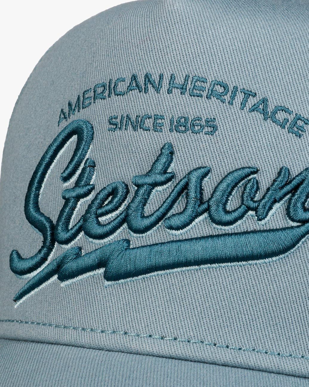 Stetson American Heritage Classic Trucker Cap - Dusty Blue | Stetson Hats | JEANSTORE