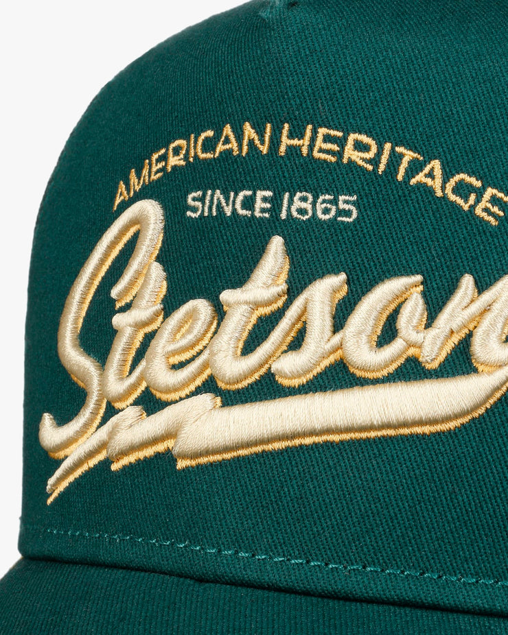 Stetson American Heritage Classic Trucker Cap - Dark Forest