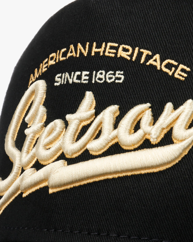 Stetson American Heritage Classic Trucker Cap - Black