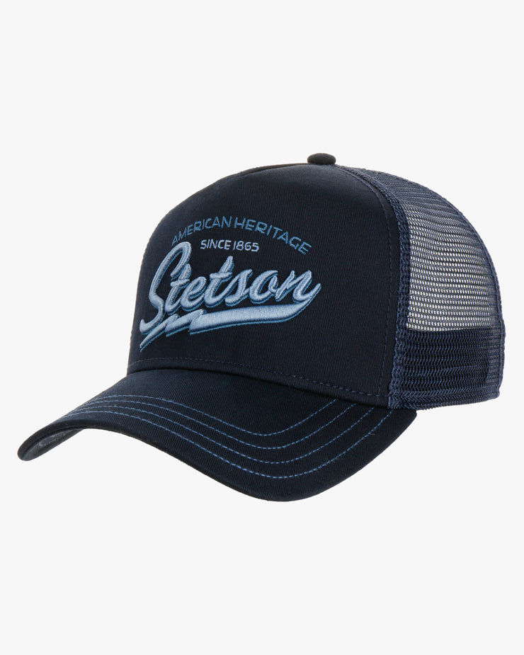 Stetson American Heritage Classic Trucker Cap - Navy