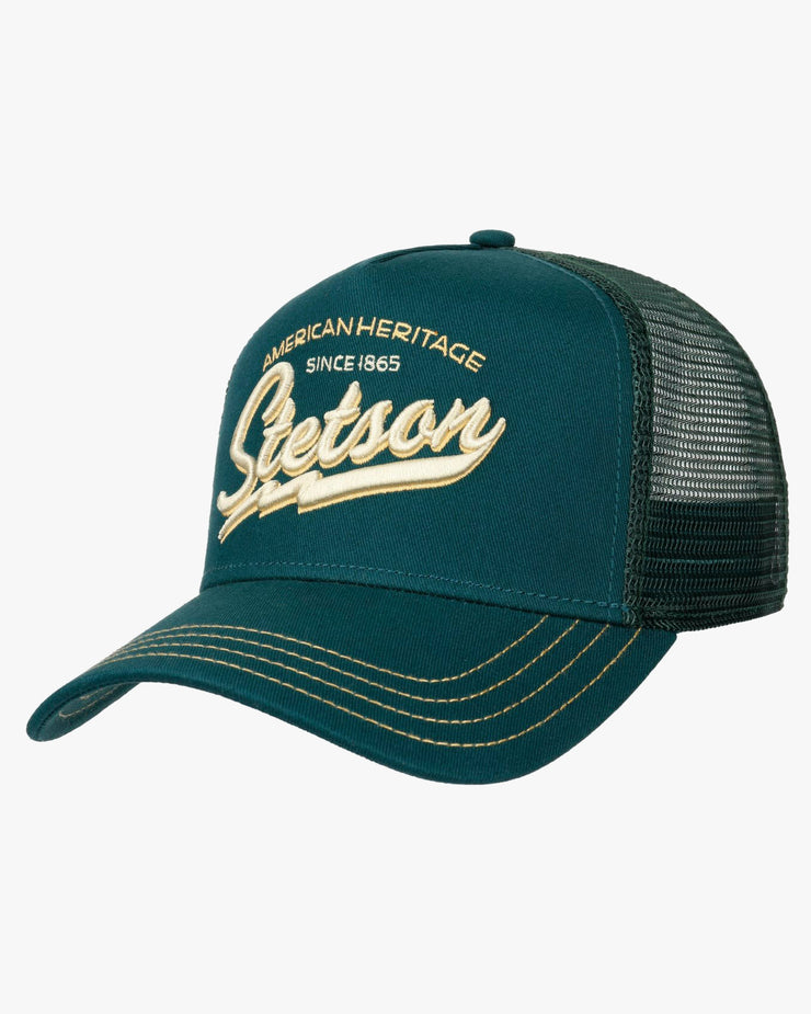 Stetson American Heritage Classic Trucker Cap - Dark Forest