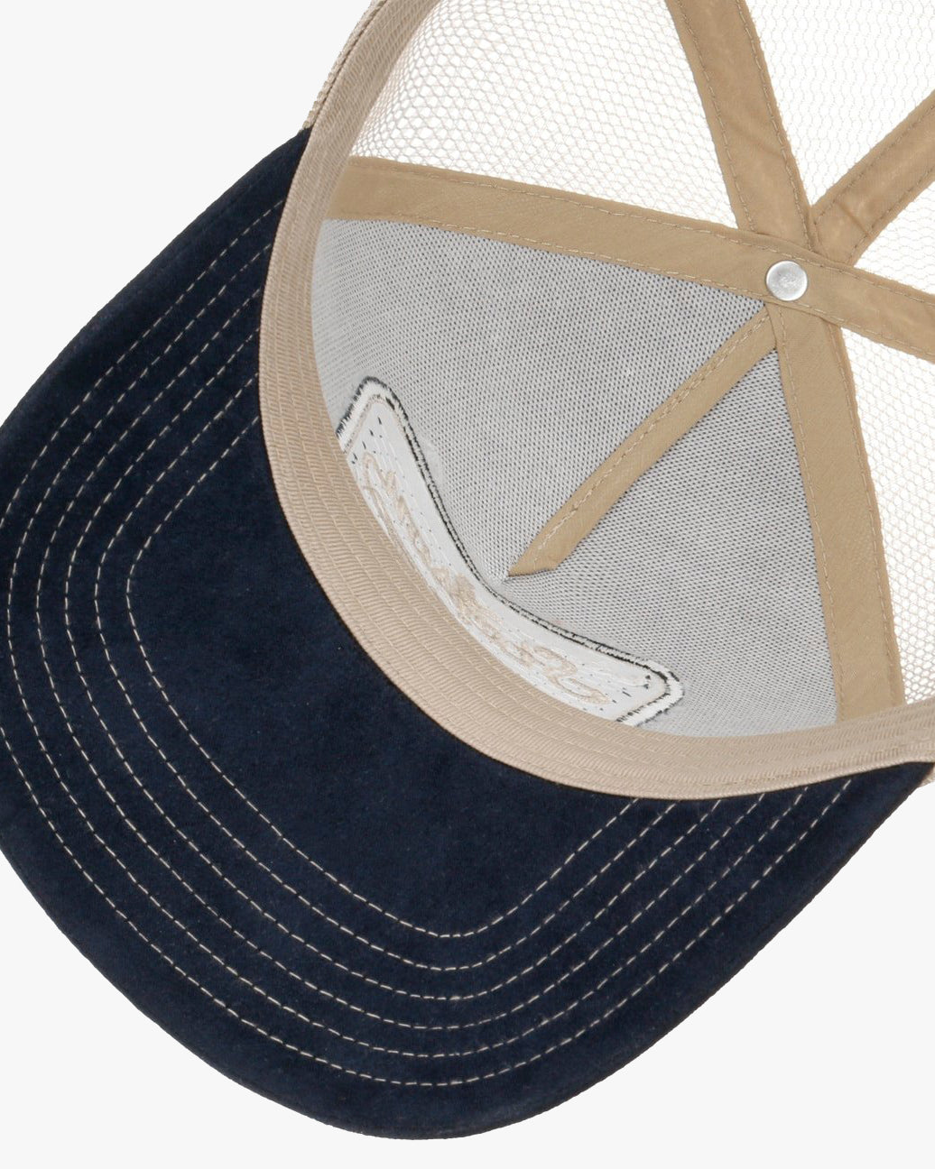 Stetson Spark Plug Trucker Cap - Navy / Rust Orange | Stetson Hats | JEANSTORE