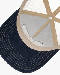 Stetson Spark Plug Trucker Cap - Navy / Rust Orange | Stetson Hats | JEANSTORE