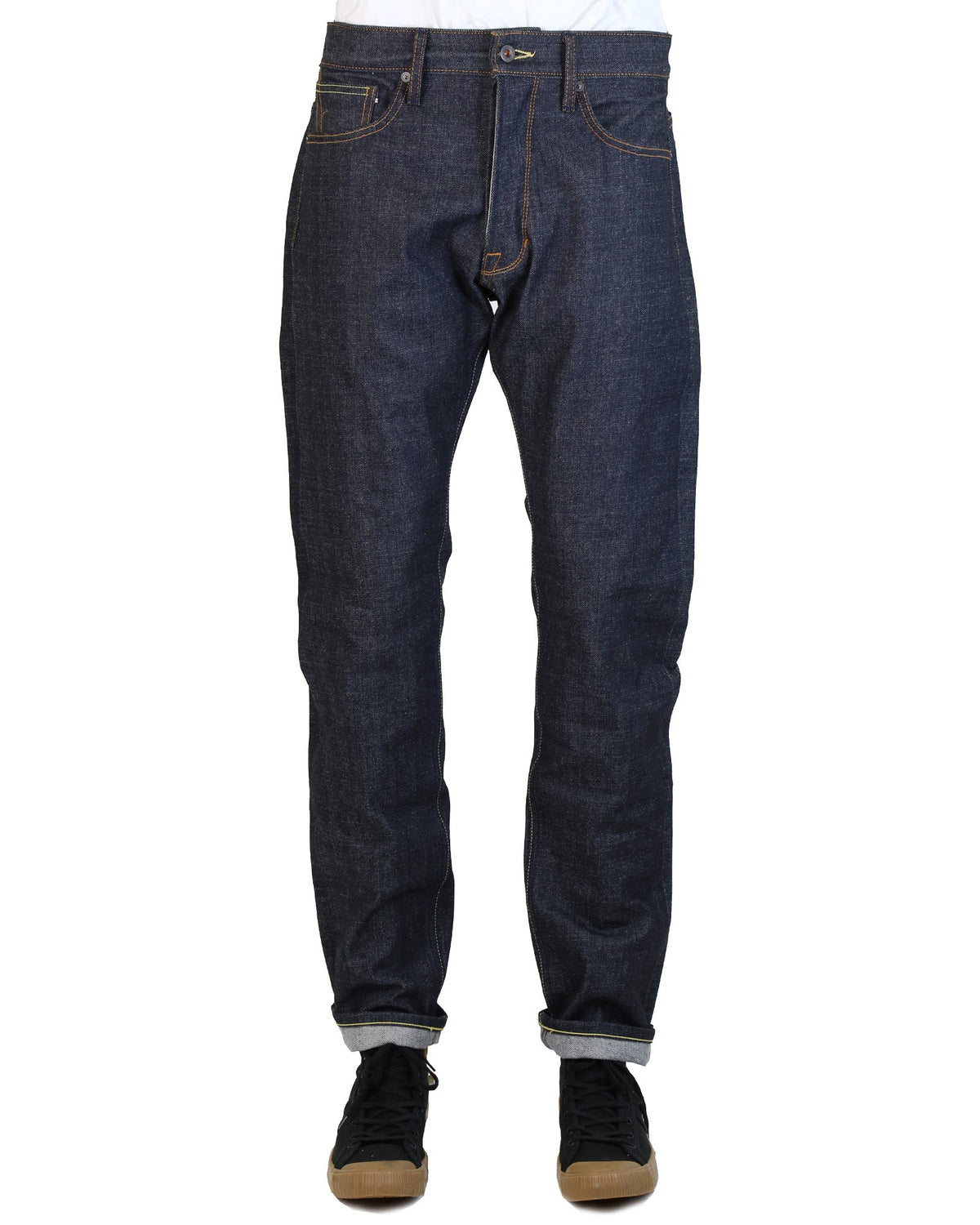 Railcar Fine Goods Spikes Slim Tapered Mens Jeans - X100 15oz Japanese Dark Indigo Selvedge | Railcar Fine Goods Jeans | JEANSTORE