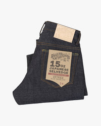 Railcar Fine Goods Spikes Slim Tapered Mens Jeans - X100 15oz Japanese Dark Indigo Selvedge | Railcar Fine Goods Jeans | JEANSTORE