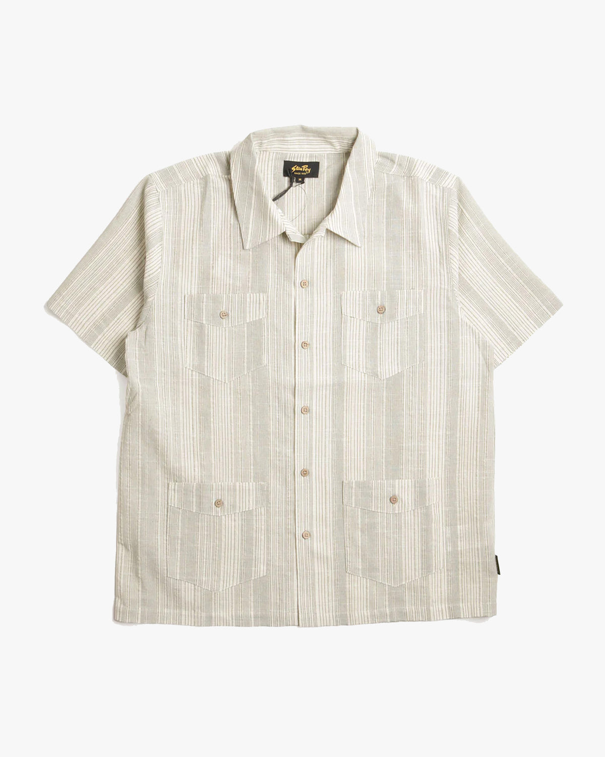 Stan Ray S/S Mexicali Shirt - Green Stripe