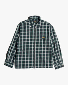 Stan Ray Zip Shirt - Green Check