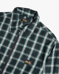 Stan Ray Zip Shirt - Green Check