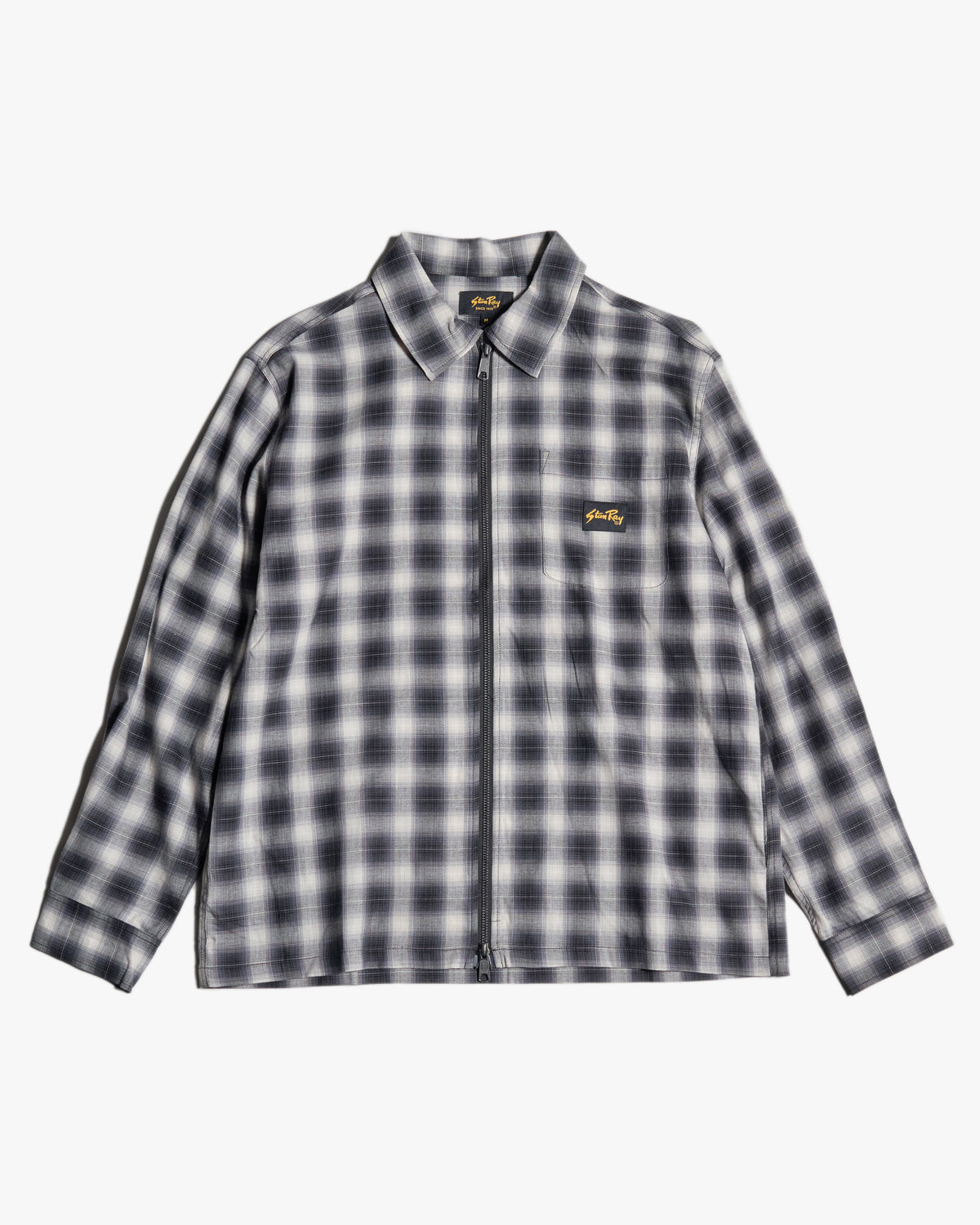 Stan Ray Zip Shirt - Black Check | Stan Ray Shirts | JEANSTORE