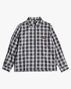 Stan Ray Zip Shirt - Black Check