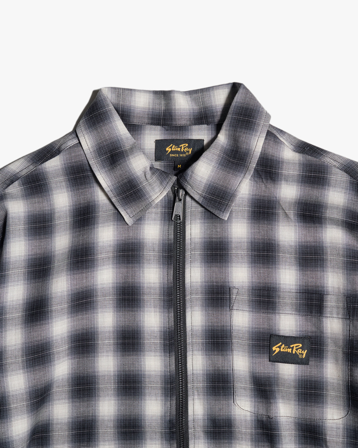 Stan Ray Zip Shirt - Black Check | Stan Ray Shirts | JEANSTORE