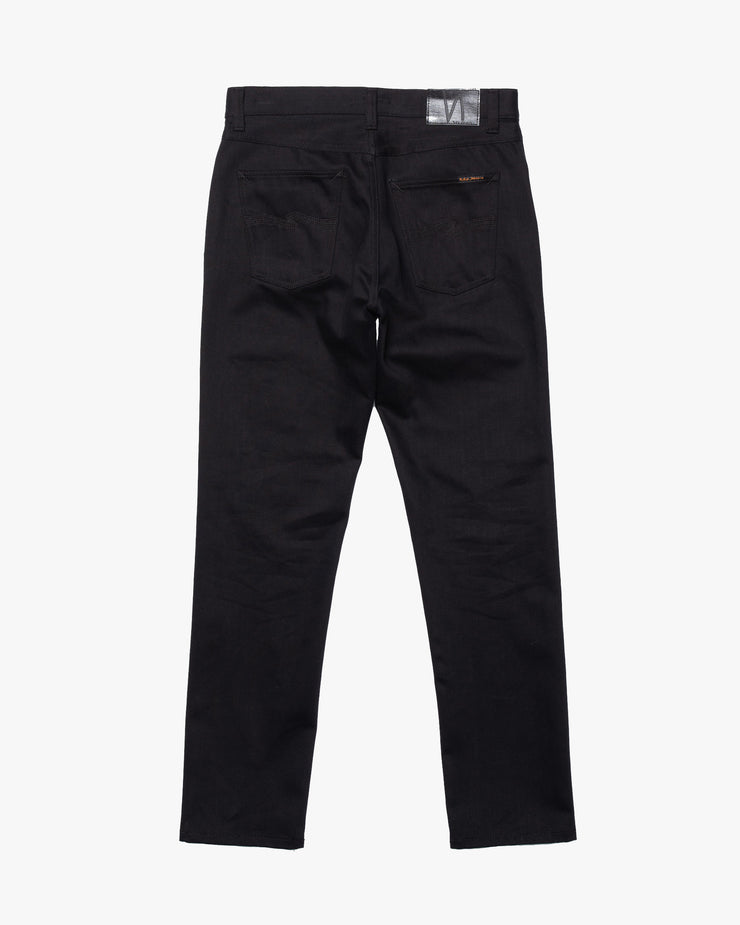 Nudie Steady Eddie II Regular Tapered Mens Jeans - Dry Everblack