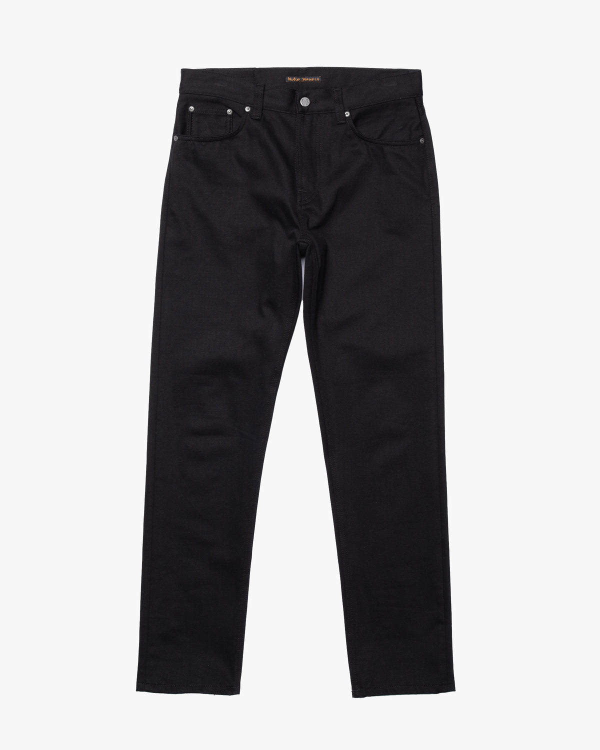 Nudie Steady Eddie II Regular Tapered Mens Jeans - Dry Everblack | Nudie Jeans Jeans | JEANSTORE