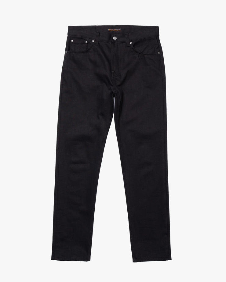 Nudie Steady Eddie II Regular Tapered Mens Jeans - Dry Everblack
