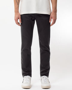 Nudie Steady Eddie II Regular Tapered Mens Jeans - Dry Everblack
