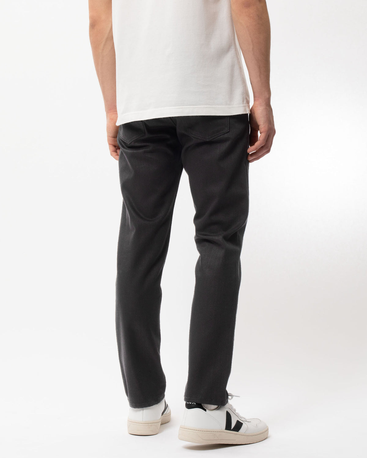 Nudie Steady Eddie II Regular Tapered Mens Jeans - Dry Everblack | Nudie Jeans Jeans | JEANSTORE