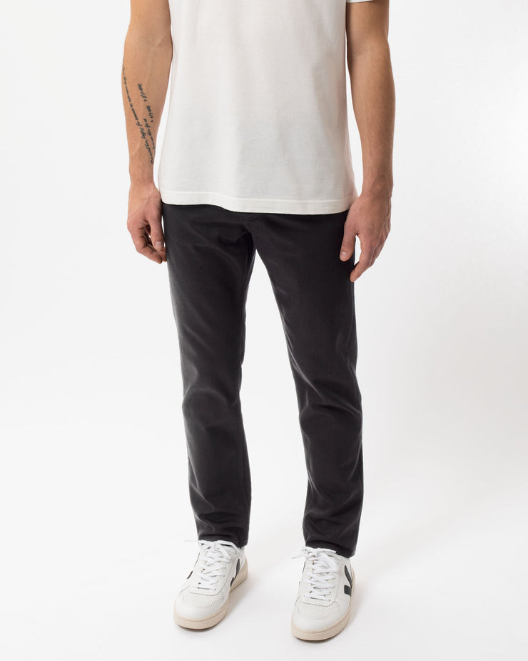 Nudie Steady Eddie II Regular Tapered Mens Jeans - Dry Everblack