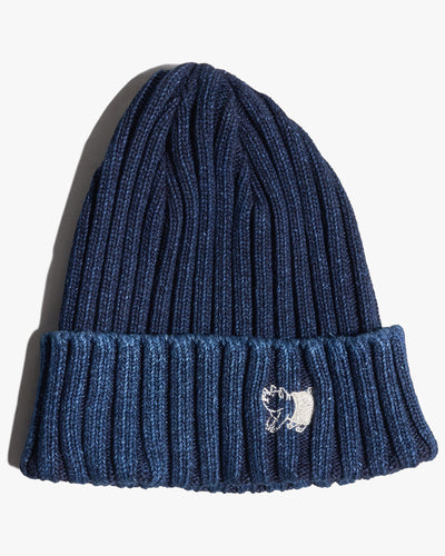 Studio D'Artisan 7481 Indigo Knit Beanie - Dark Indigo