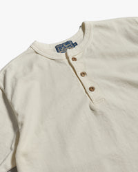 Studio D'Artisan 8174 Suvin Gold Seamless Henley - White | Studio D'Artisan T Shirts | Jeanstore