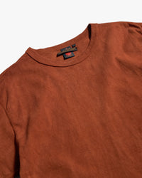 Studio D'Artisan 8198 Amami Mud-Dyed Loopwheeled T-Shirt - Brown | Studio D'Artisan T Shirts | Jeanstore
