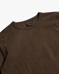 Studio D'Artisan 8198 Amami Mud-Dyed Loopwheeled T-Shirt - Dark Brown | Studio D'Artisan T Shirts | Jeanstore