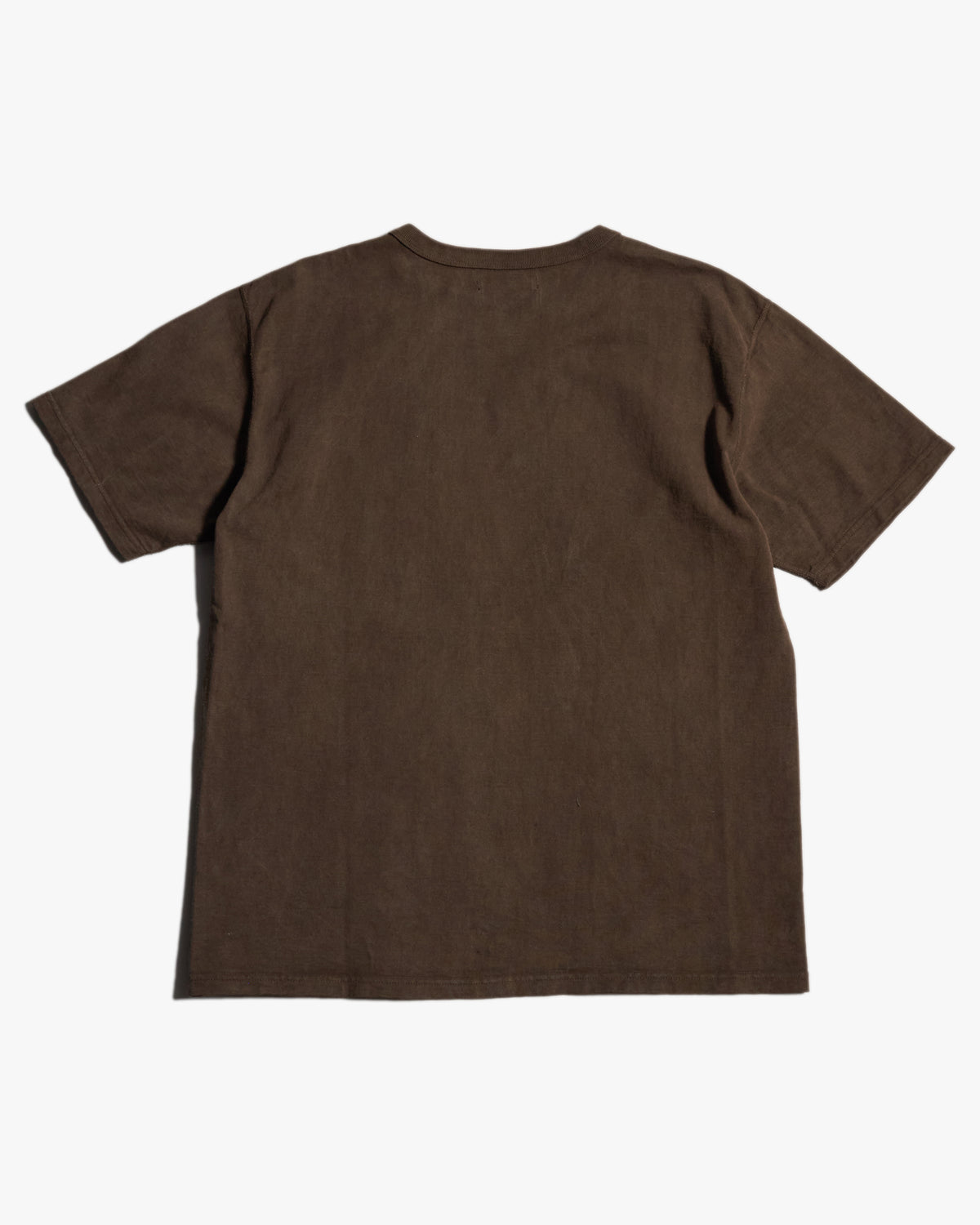 Studio D'Artisan 8198 Amami Mud-Dyed Loopwheeled T-Shirt - Dark Brown | Studio D'Artisan T Shirts | Jeanstore