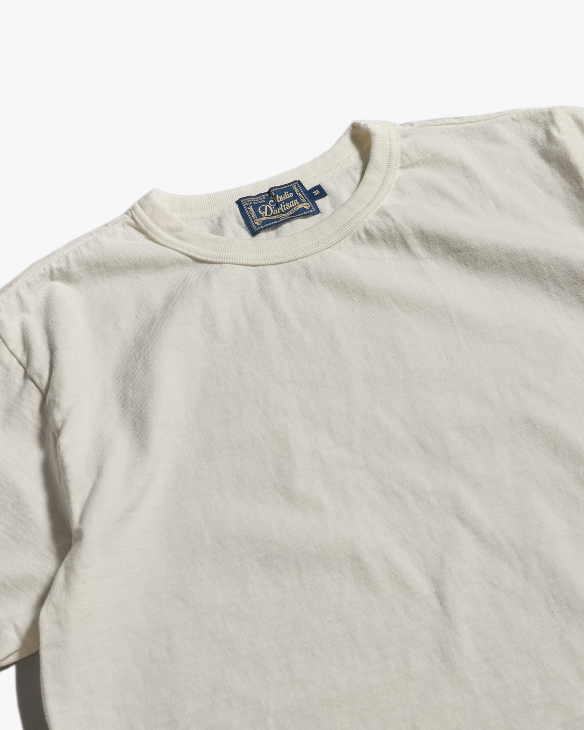 Studio D'Artisan 8204 Ishikawadai Knit Jersey Tee - White | Studio D'Artisan T Shirts | Jeanstore