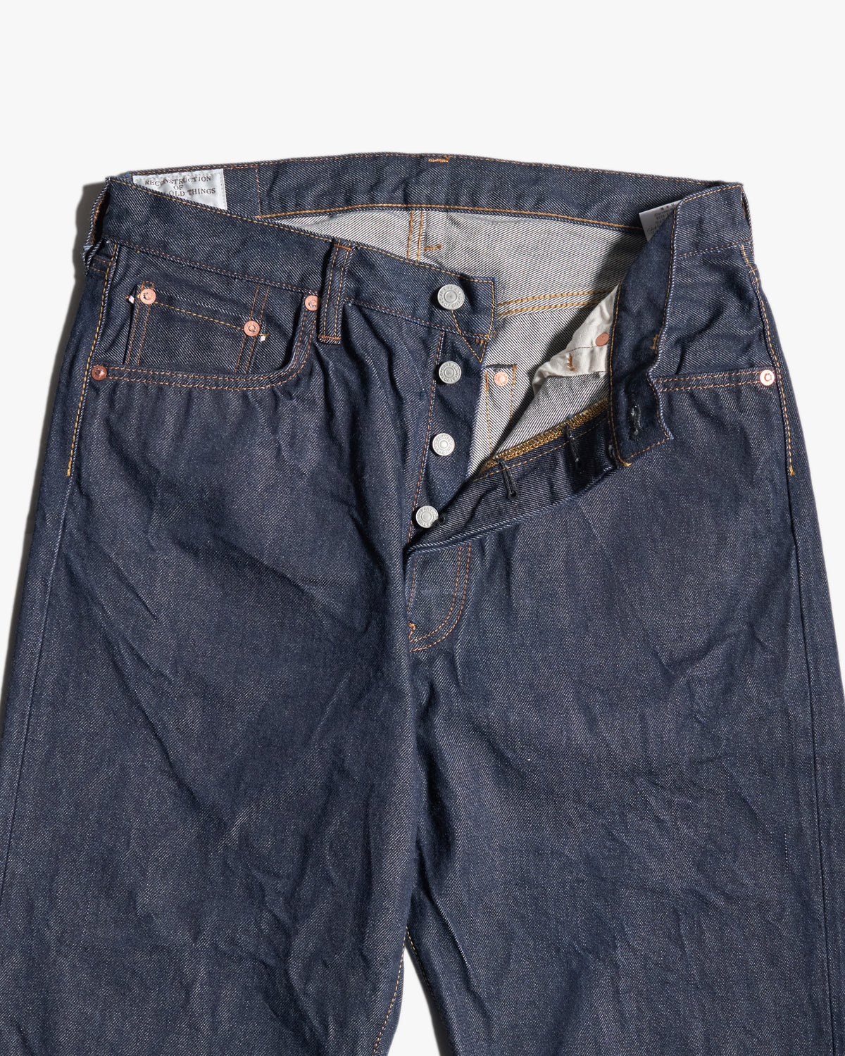 Studio D'Artisan D1922W Suvin Gold Wide Straight 15oz Selvedge Jeans - Onewash | Studio D'Artisan Jeans | JEANSTORE