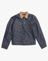 Studio D'Artisan D4187 Blanket Lined Denim Jacket - Onewash