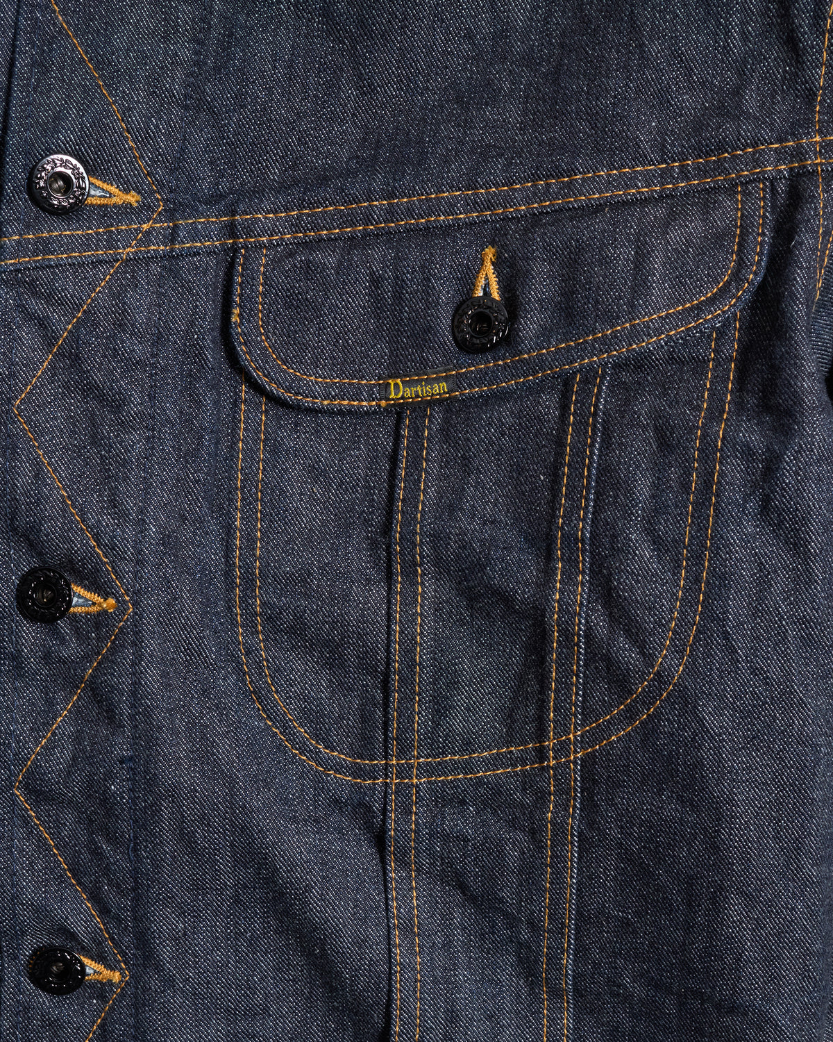 Studio D'Artisan D4187 Blanket Lined Denim Jacket - Onewash