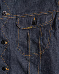 Studio D'Artisan D4187 Blanket Lined Denim Jacket - Onewash