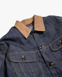 Studio D'Artisan D4187 Blanket Lined Denim Jacket - Onewash