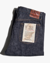 Studio D'Artisan SD-1002 'GL3' 15oz Selvedge Wide Straight Mens Jeans - Onewash