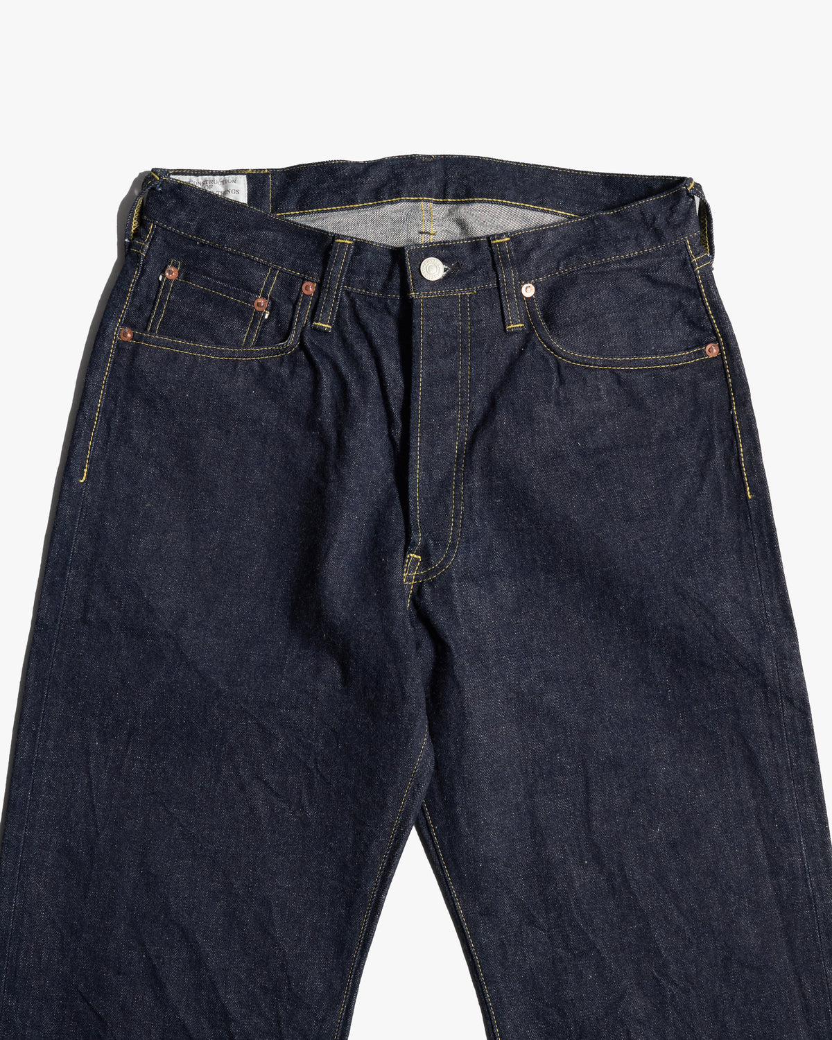 Studio D'Artisan SD-1102W Ishikawadai Selvedge Wide Straight Mens Jeans - Onewash | Studio D'Artisan Jeans | Jeanstore