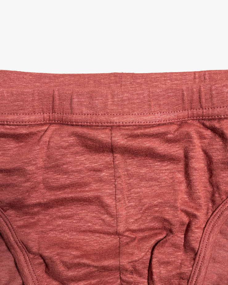 TA-CT Teleno Linen Mini Briefs - Rust