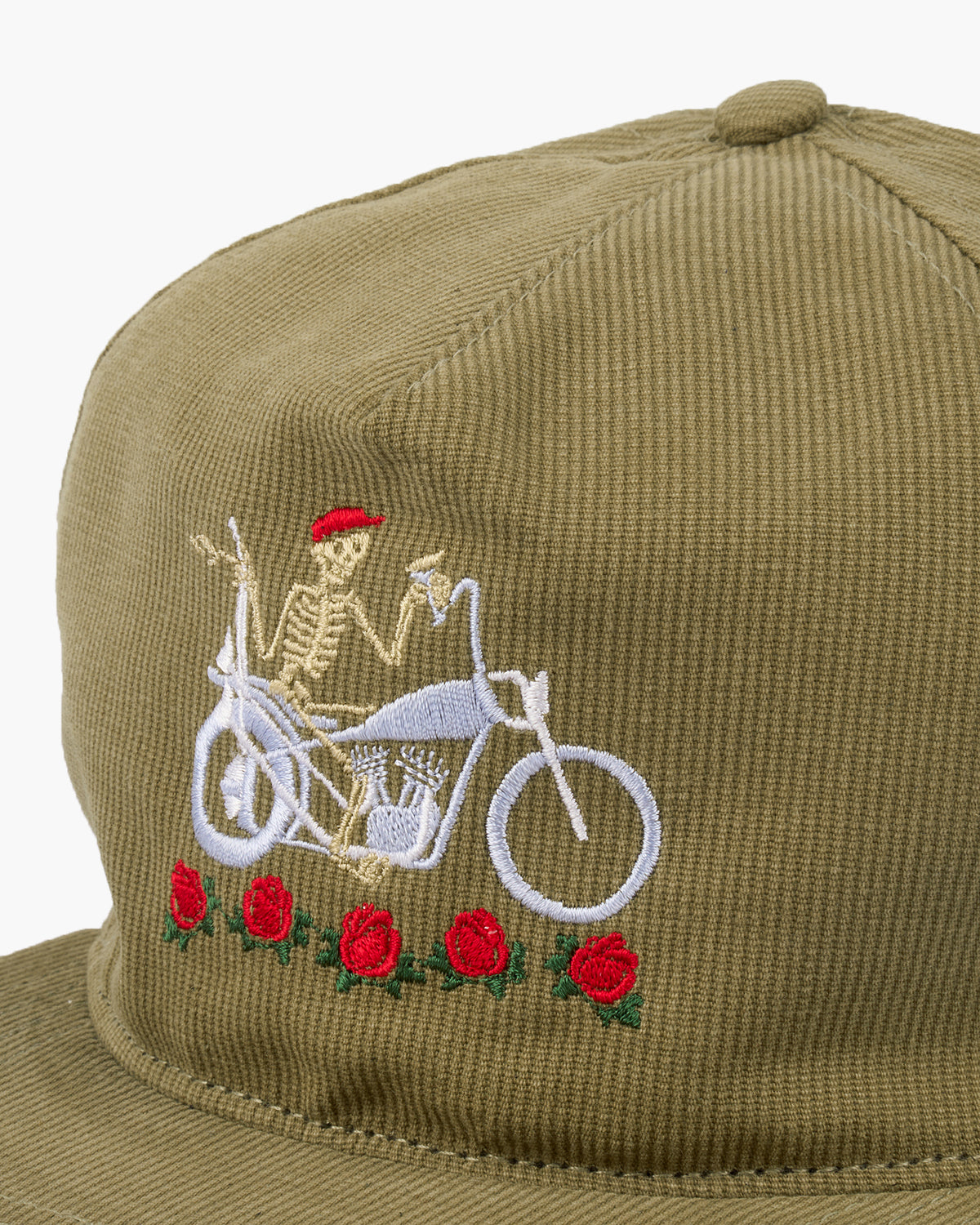 The Ampal Creative Dead Flowers Strapback Cap - Green