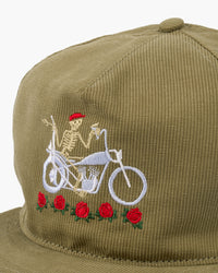 The Ampal Creative Dead Flowers Strapback Cap - Green