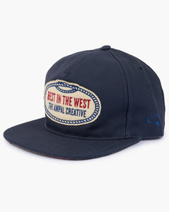 The Ampal Creative Best In West Strapback Cap - Navy