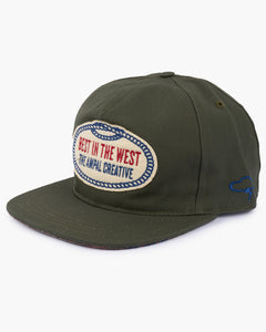 The Ampal Creative Best In West Strapback Cap - Olive