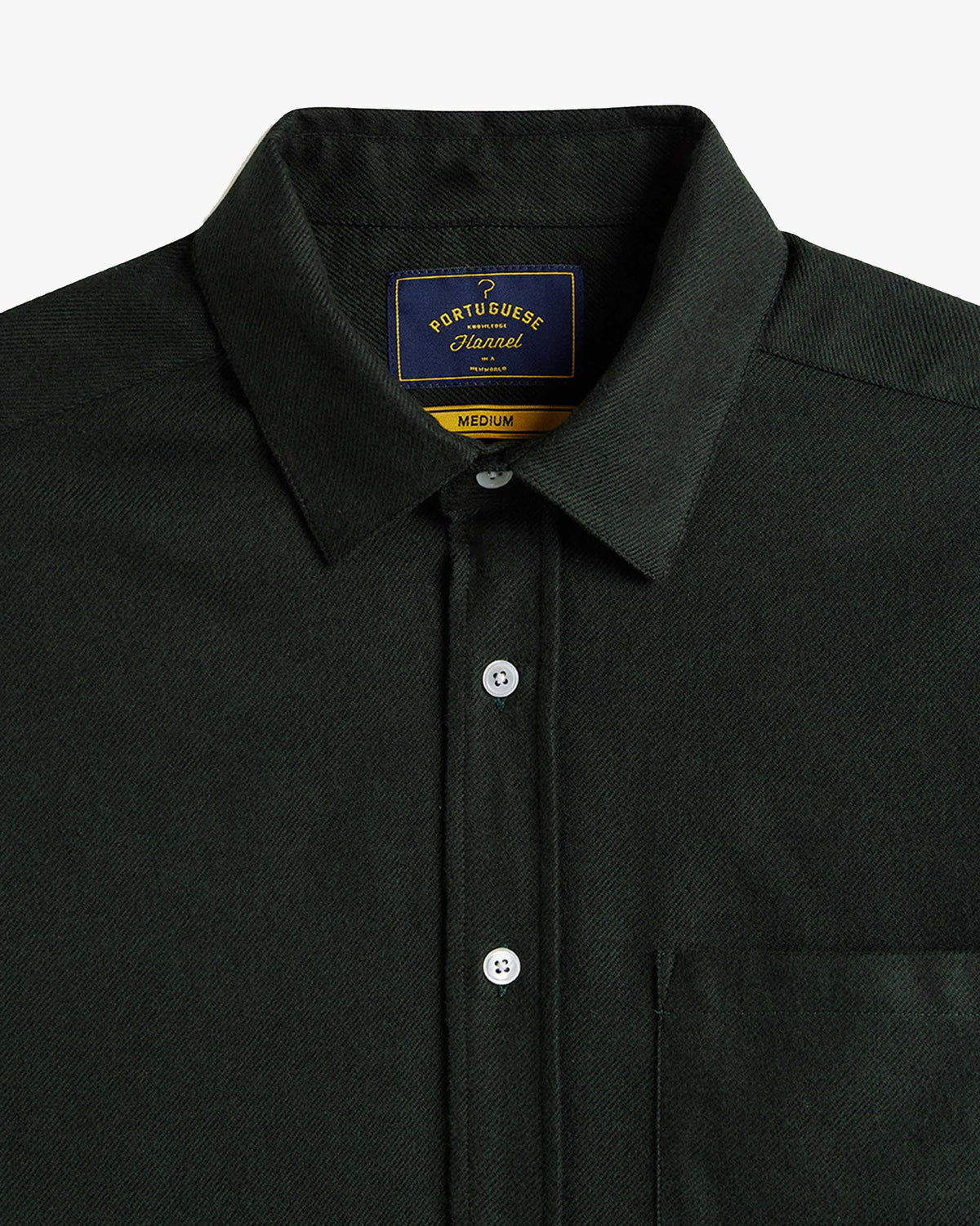 Portuguese Flannel Teca Shirt - Forest
