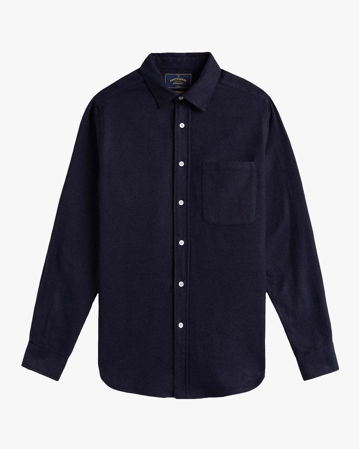 Portuguese Flannel Teca Shirt - Navy