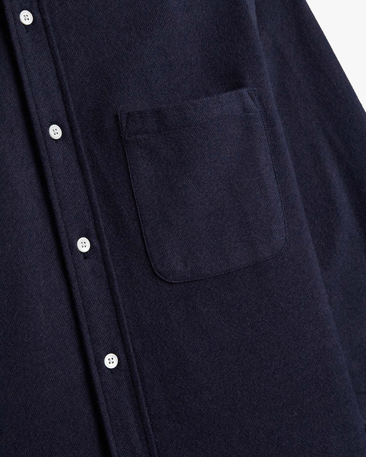 Portuguese Flannel Teca Shirt - Navy