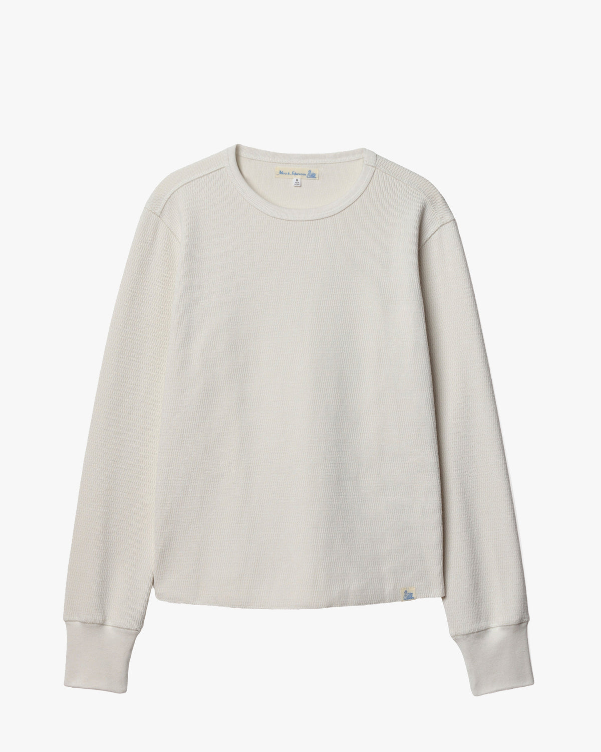 Merz b. Schwanen THERMAL01 Diamond-Patterned Cotton Thermal - Nature