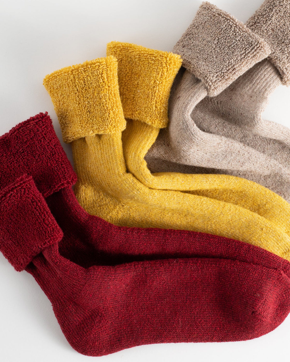 Thunders Love Outdoor Collection Recycled Wool Socks - Yellow | Thunders Love Socks | JEANSTORE